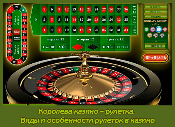 обзор рулеток казино