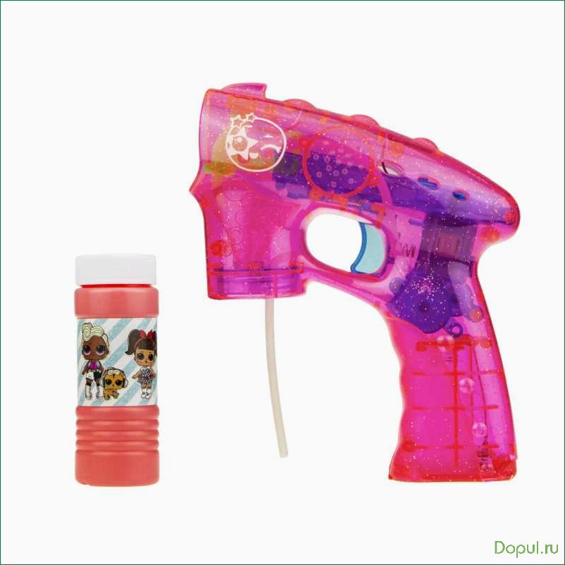 Как выбрать лучший детский мыльный пистолет для игр и развлечений