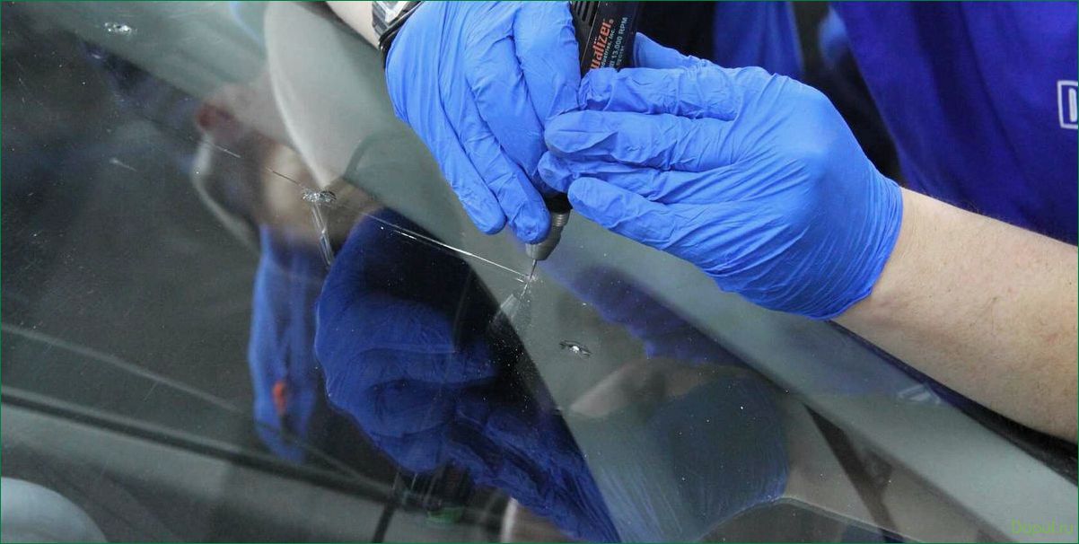 Как произвести качественный ремонт сколов на лобовом стекле вашего автомобиля?
