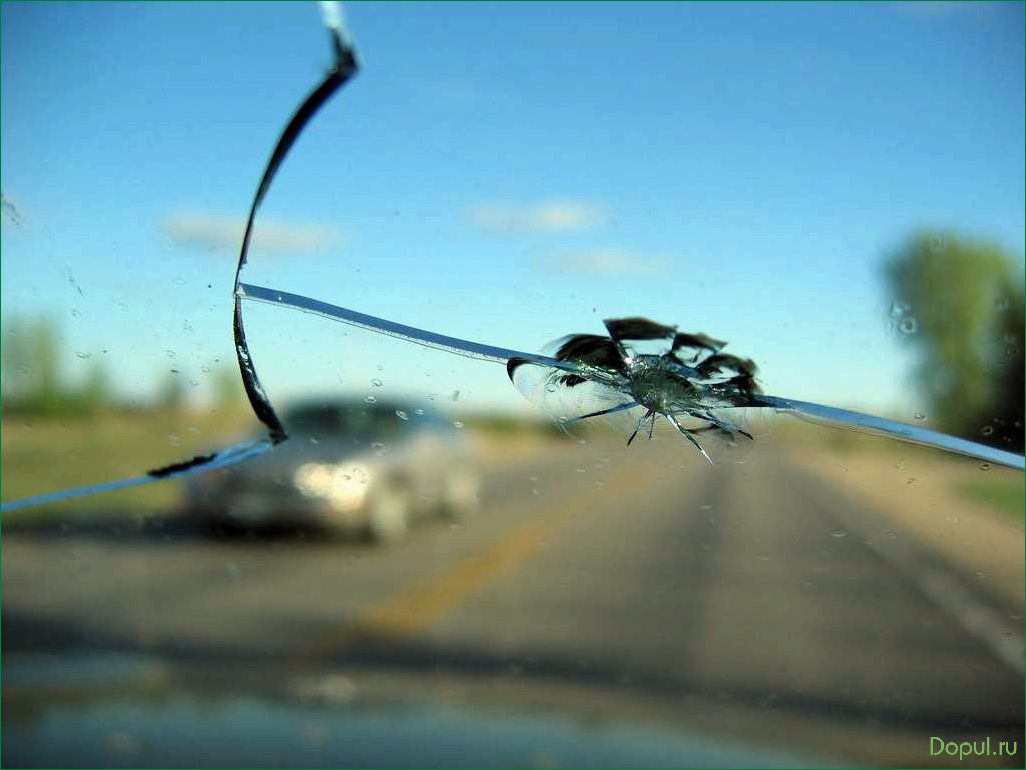 Как произвести качественный ремонт сколов на лобовом стекле вашего автомобиля?