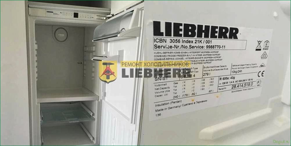 Как правильно провести ремонт холодильников Liebherr: советы от профессионалов