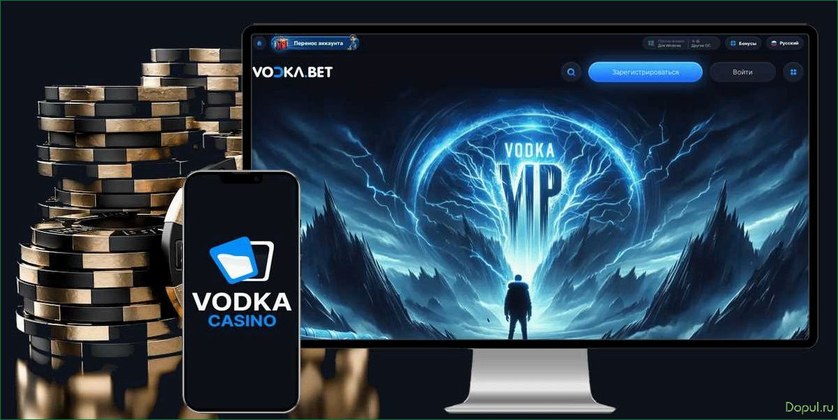 Всё о официальном сайте Vodka Casino казино