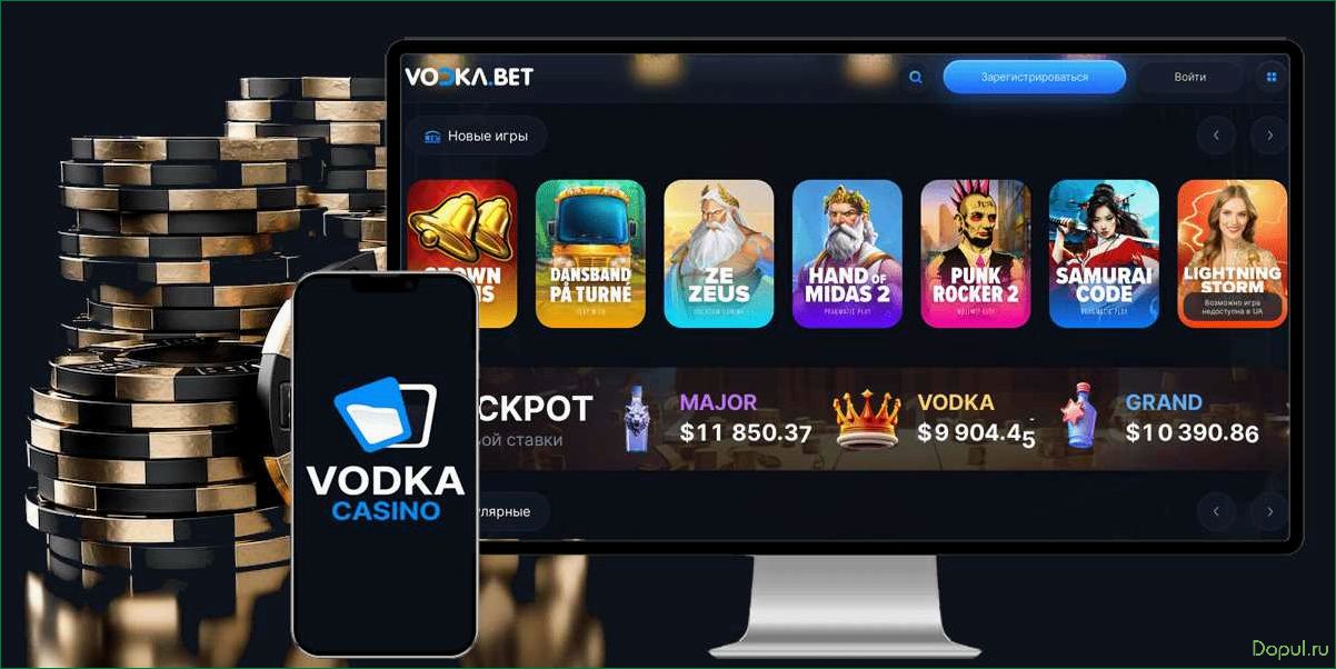 Казино Vodka: обзор и особенности онлайн платформы для азартных игр