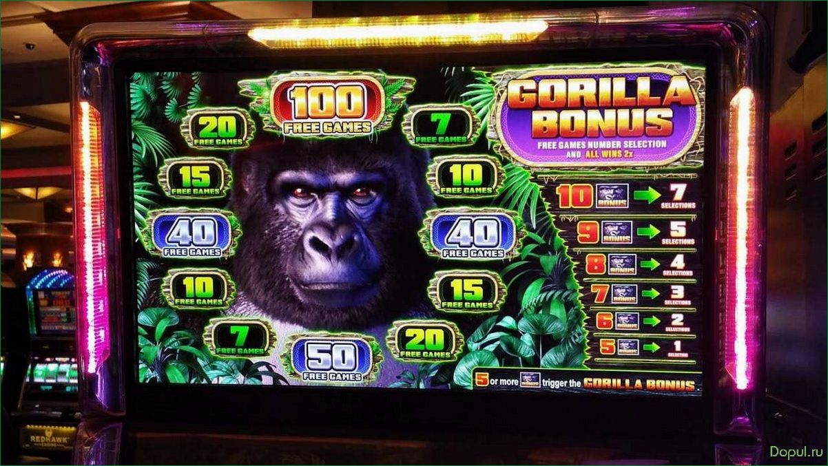 Увлекательный мир азартных игр с Gorilla Casino